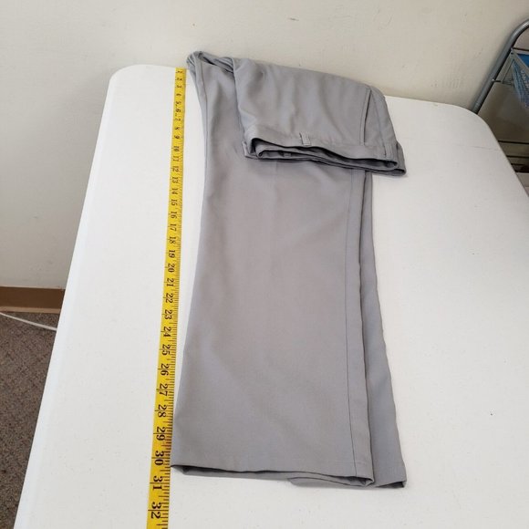 Mizzen Maine Mens Athletic Baron Chino Pants Size 40x32 Gray Tapered Flat Front - Picture 9 of 10